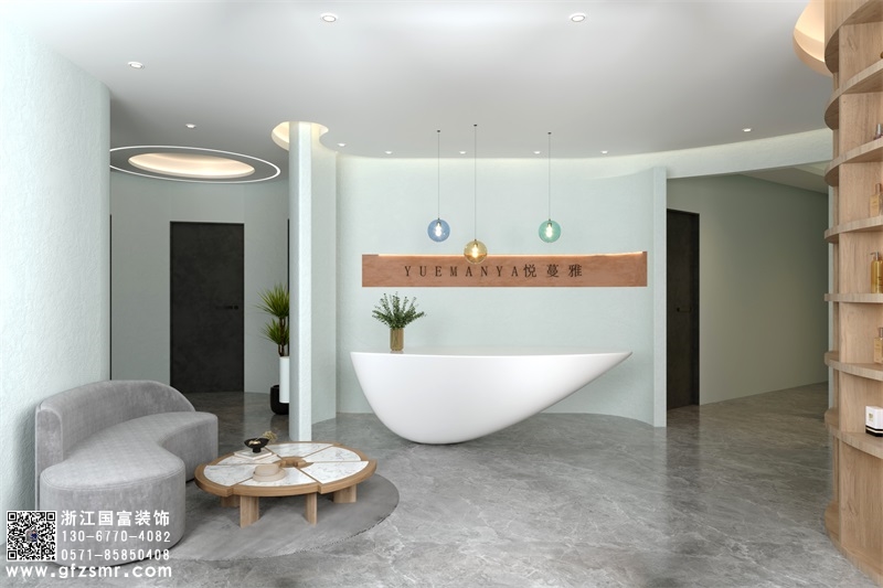 恭祝杭州余杭區(qū)美容院裝修設(shè)計(jì)開工大吉