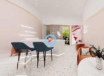 杭州下城區(qū)整形醫(yī)院設(shè)計裝修全景效果圖