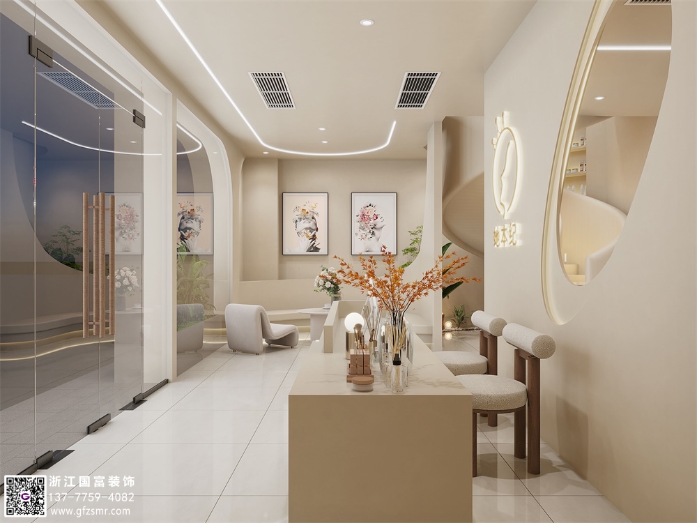 宅寂風(fēng)美容院裝修設(shè)計(jì)要點(diǎn)介紹？