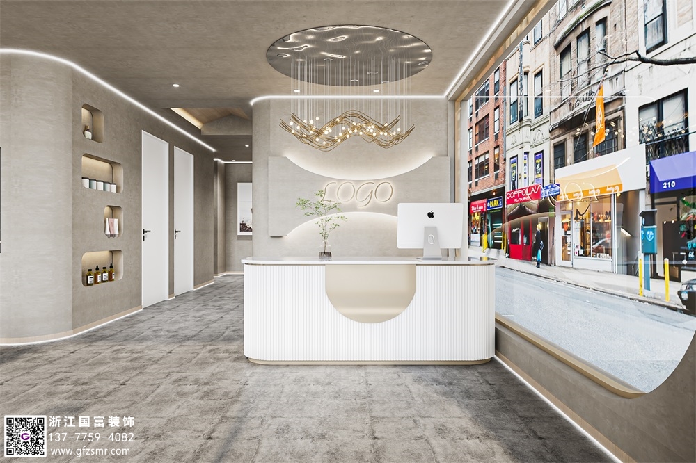 金華美容院裝修設(shè)計效果圖